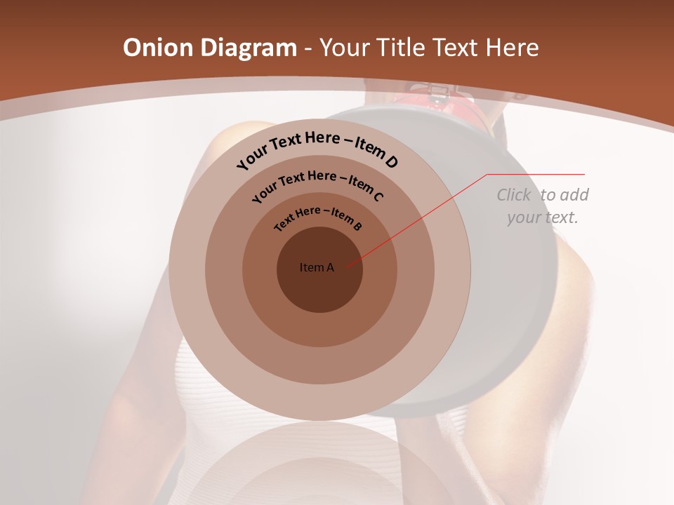 A Woman Holding A Megaphone In Front Of Her Face PowerPoint Template