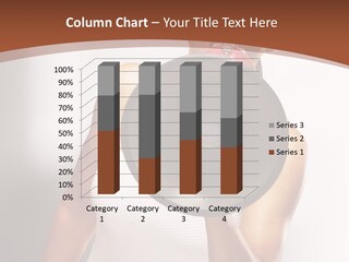 A Woman Holding A Megaphone In Front Of Her Face PowerPoint Template