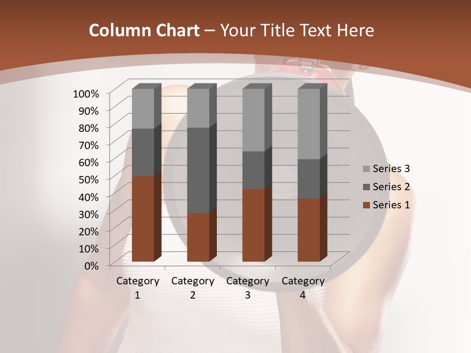 A Woman Holding A Megaphone In Front Of Her Face PowerPoint Template