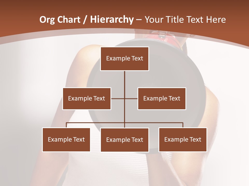 A Woman Holding A Megaphone In Front Of Her Face PowerPoint Template