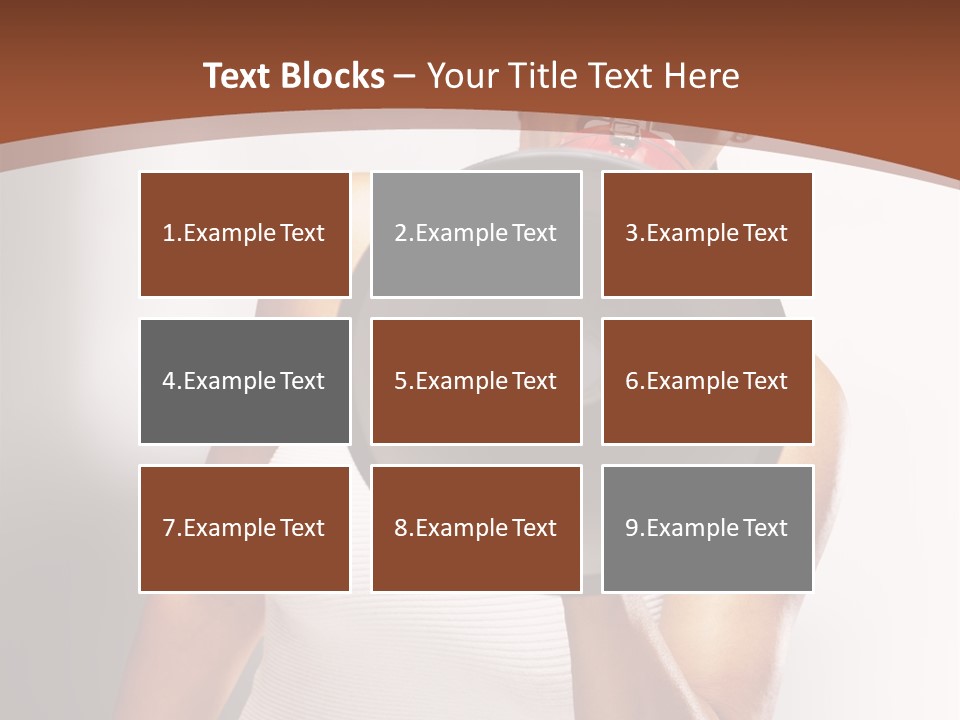 A Woman Holding A Megaphone In Front Of Her Face PowerPoint Template