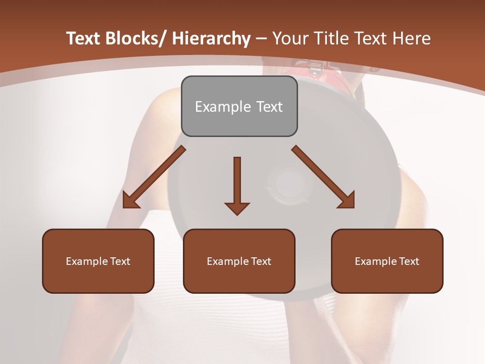 A Woman Holding A Megaphone In Front Of Her Face PowerPoint Template