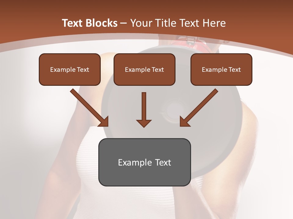 A Woman Holding A Megaphone In Front Of Her Face PowerPoint Template