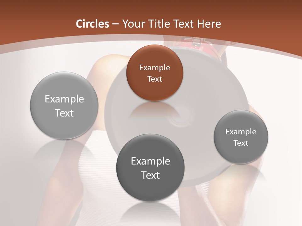 A Woman Holding A Megaphone In Front Of Her Face PowerPoint Template