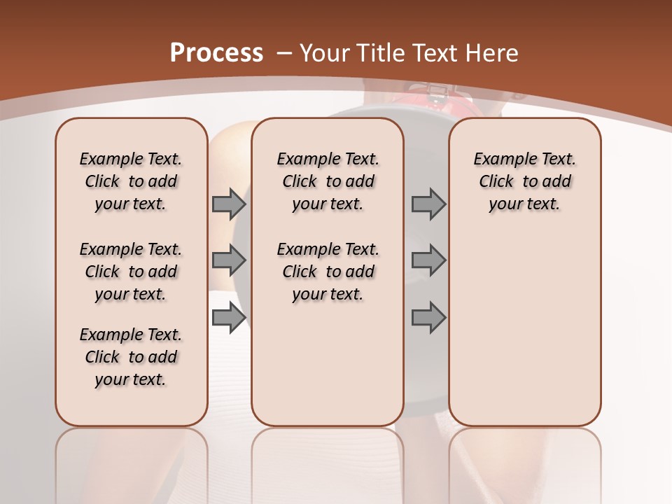 A Woman Holding A Megaphone In Front Of Her Face PowerPoint Template