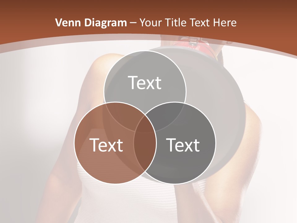 A Woman Holding A Megaphone In Front Of Her Face PowerPoint Template