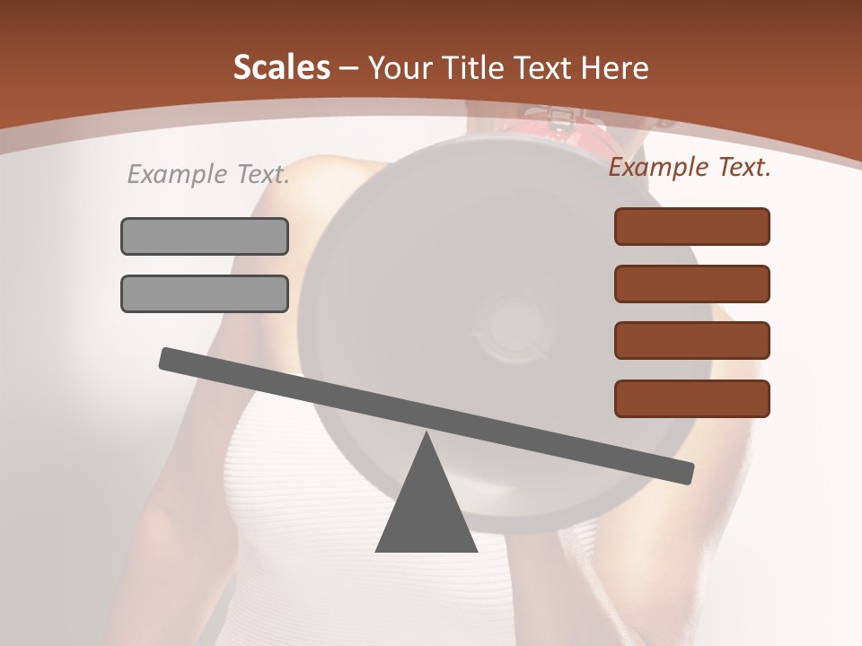 A Woman Holding A Megaphone In Front Of Her Face PowerPoint Template