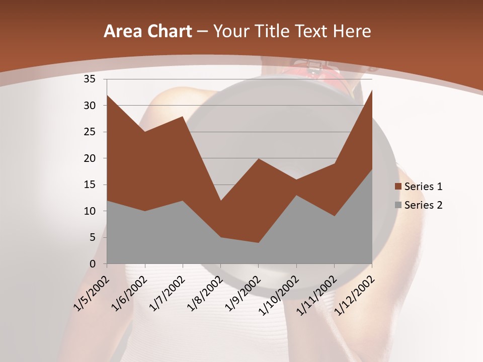 A Woman Holding A Megaphone In Front Of Her Face PowerPoint Template