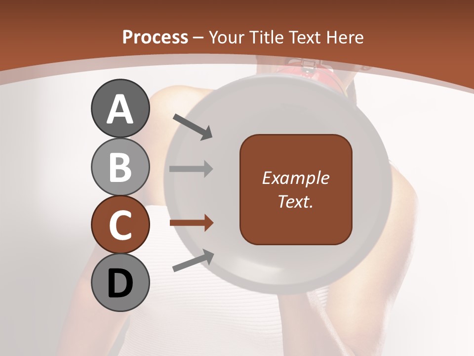 A Woman Holding A Megaphone In Front Of Her Face PowerPoint Template