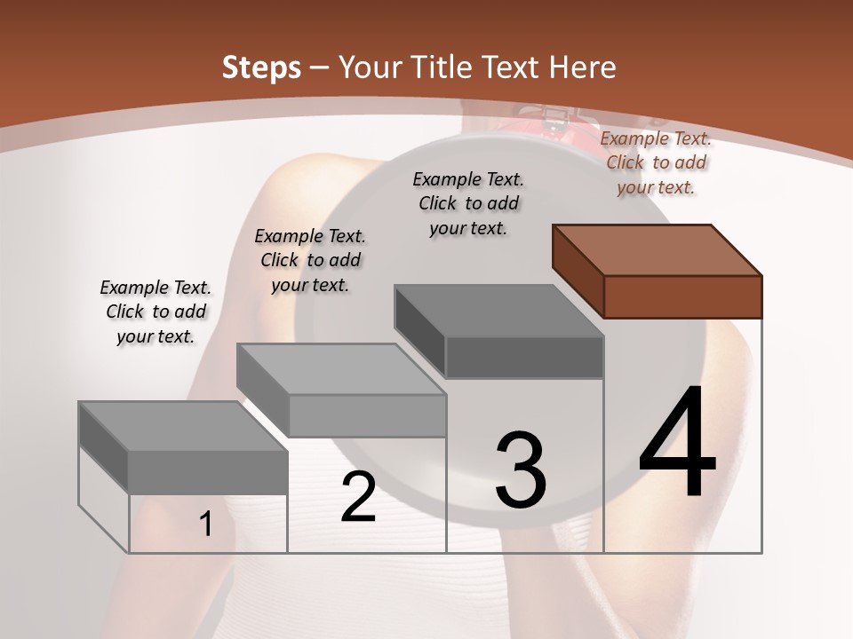 A Woman Holding A Megaphone In Front Of Her Face PowerPoint Template