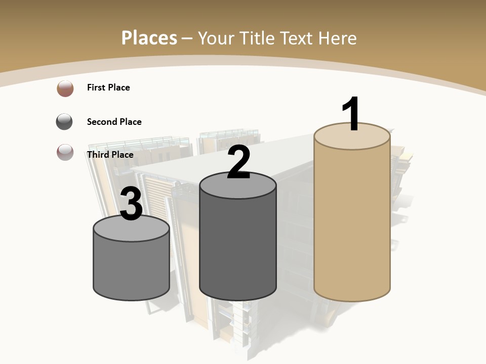 Work Perspective Silhouette PowerPoint Template