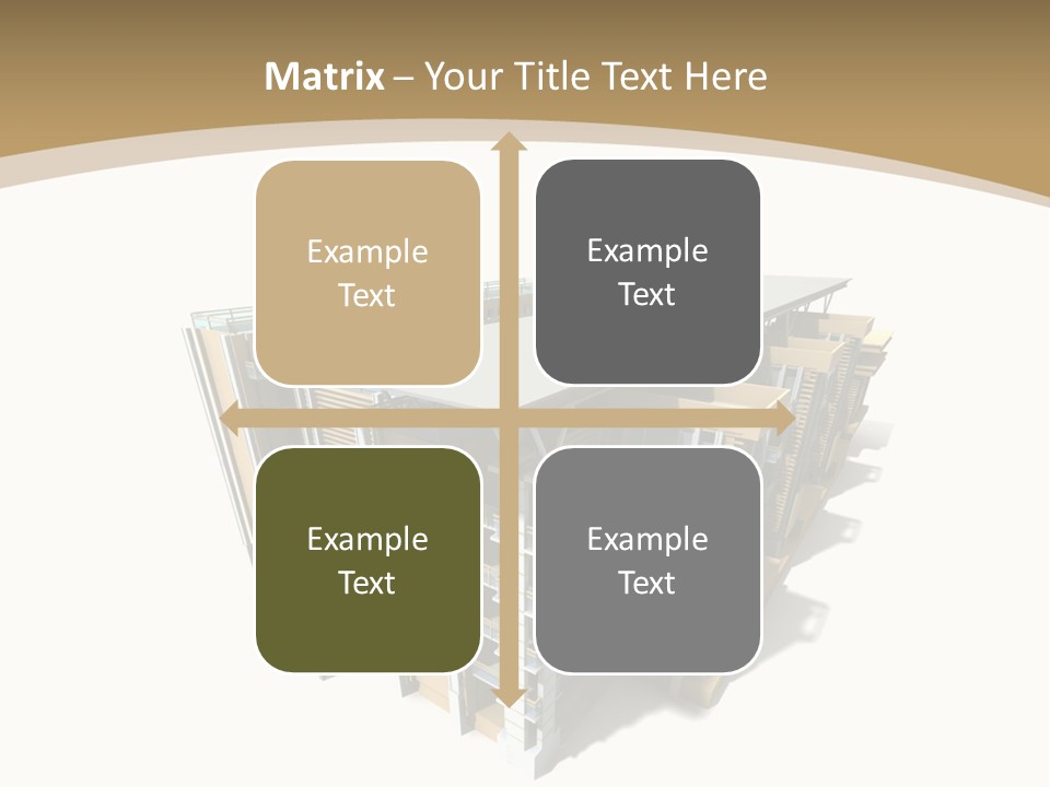 Work Perspective Silhouette PowerPoint Template