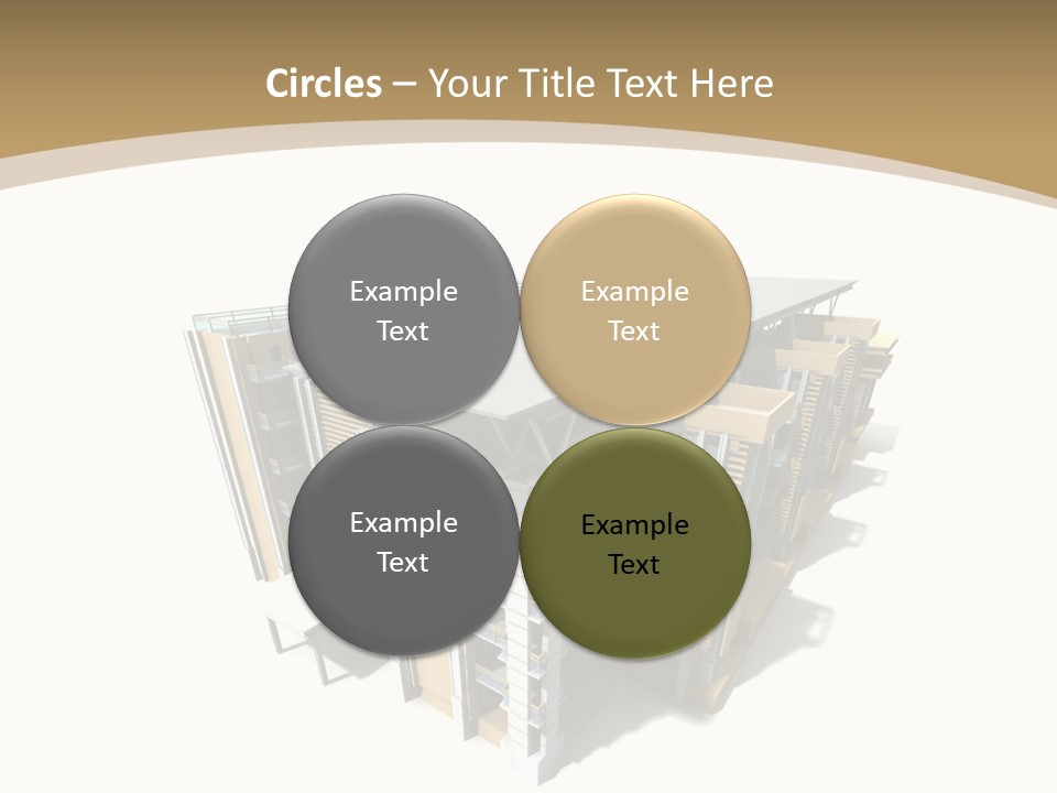 Work Perspective Silhouette PowerPoint Template