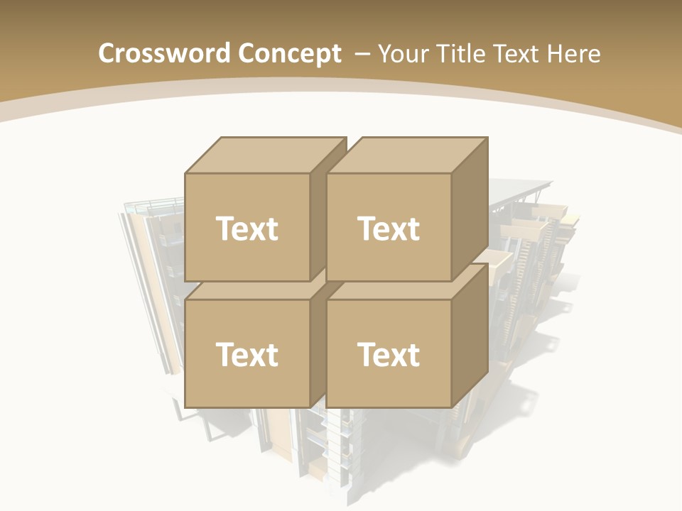 Work Perspective Silhouette PowerPoint Template