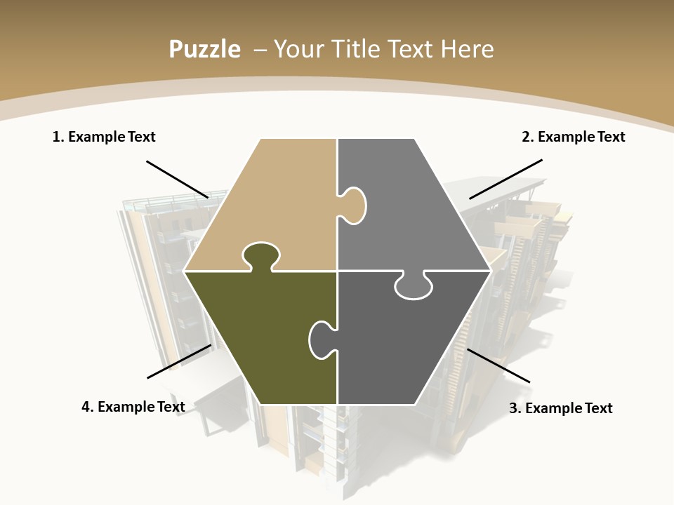 Work Perspective Silhouette PowerPoint Template