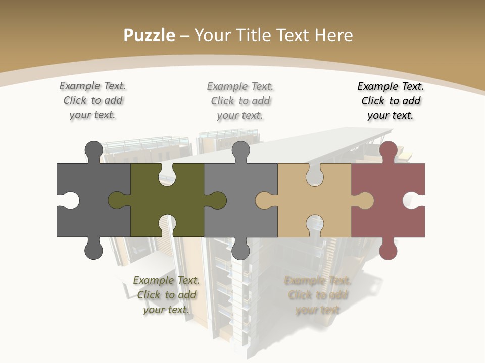 Work Perspective Silhouette PowerPoint Template