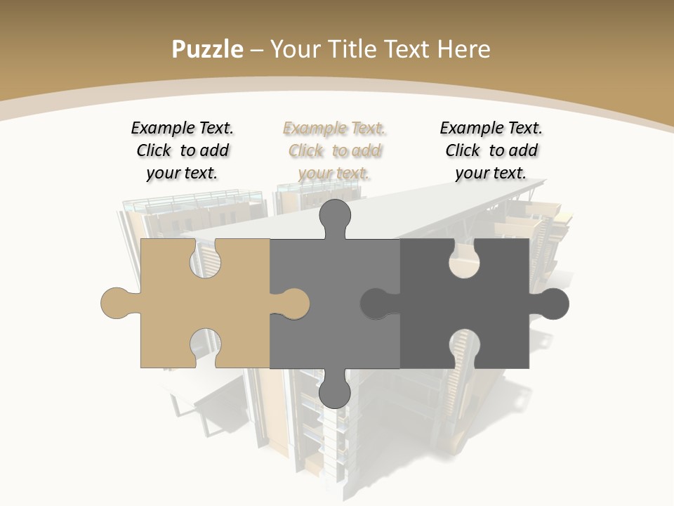 Work Perspective Silhouette PowerPoint Template