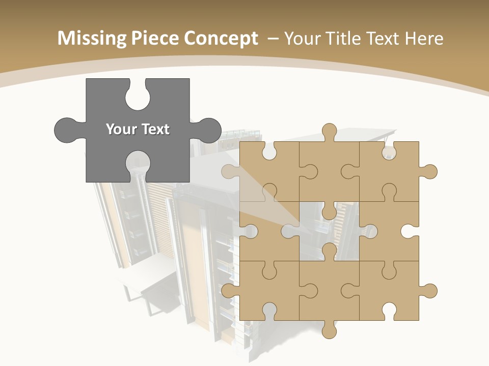 Work Perspective Silhouette PowerPoint Template