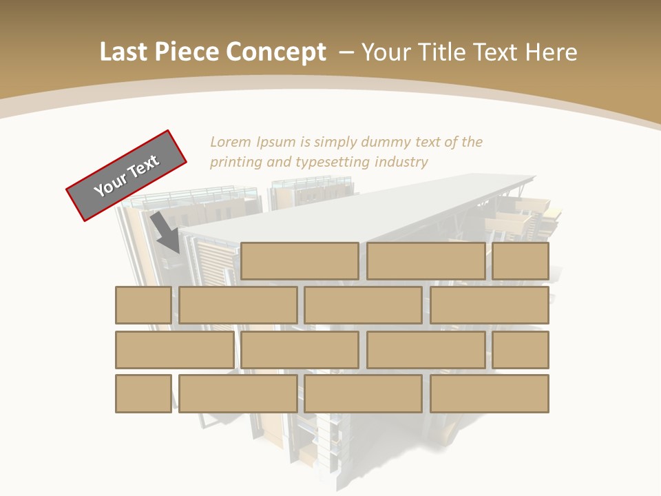 Work Perspective Silhouette PowerPoint Template