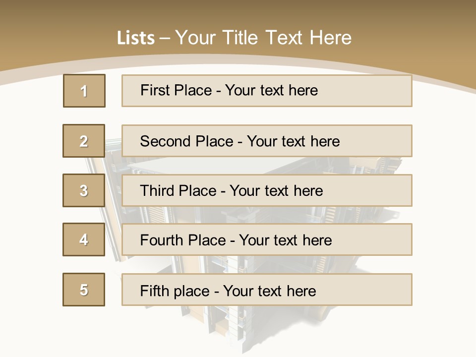 Work Perspective Silhouette PowerPoint Template
