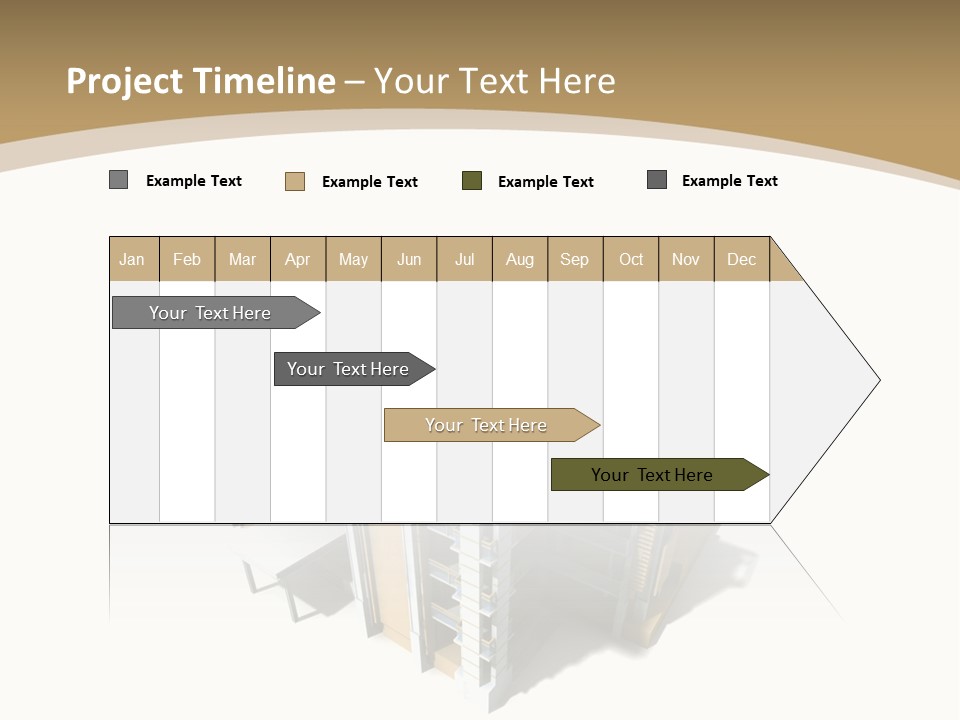 Work Perspective Silhouette PowerPoint Template