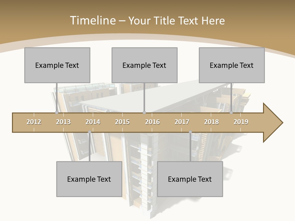 Work Perspective Silhouette PowerPoint Template