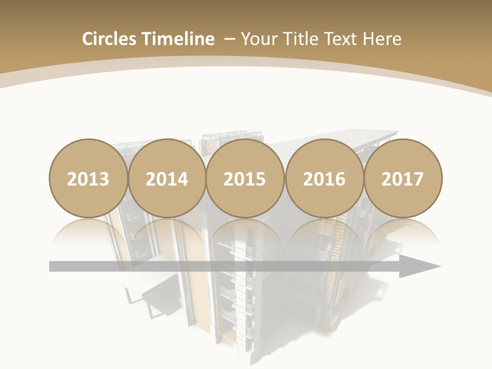 Work Perspective Silhouette PowerPoint Template