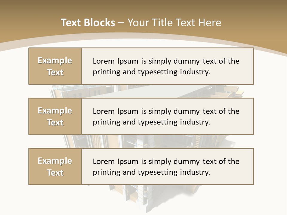 Work Perspective Silhouette PowerPoint Template