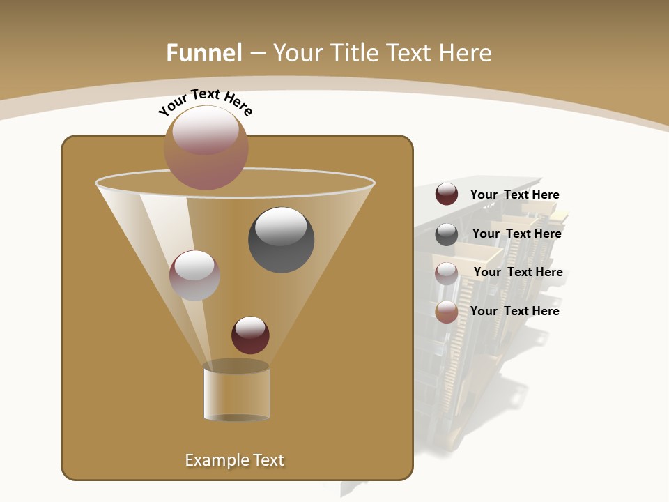 Work Perspective Silhouette PowerPoint Template