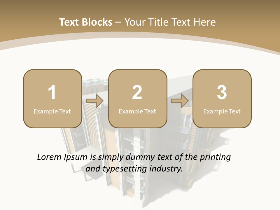 Work Perspective Silhouette PowerPoint Template