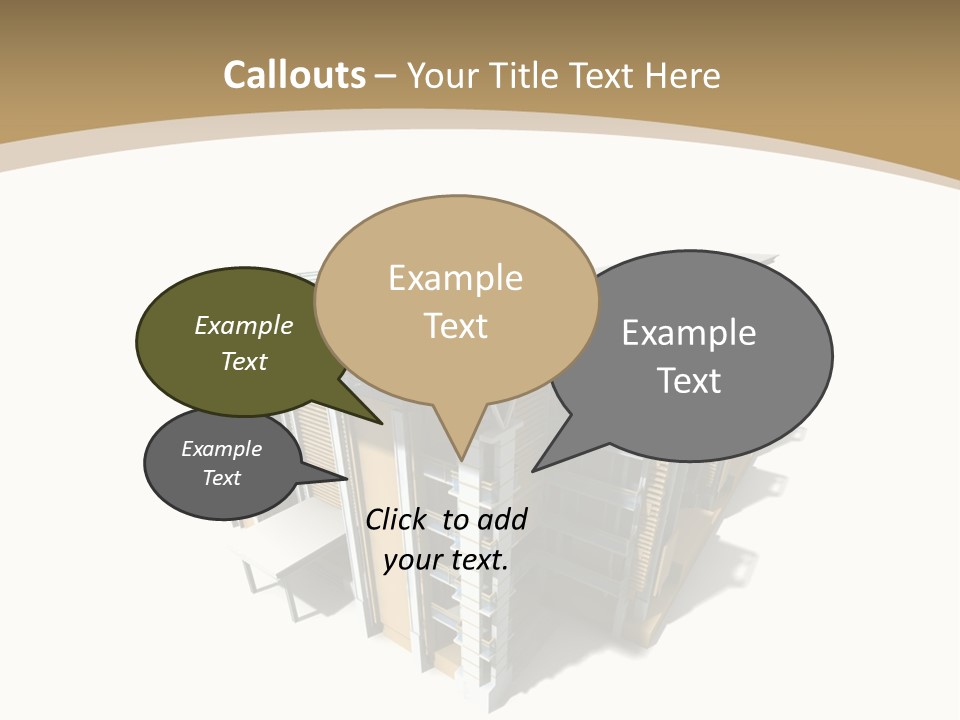 Work Perspective Silhouette PowerPoint Template