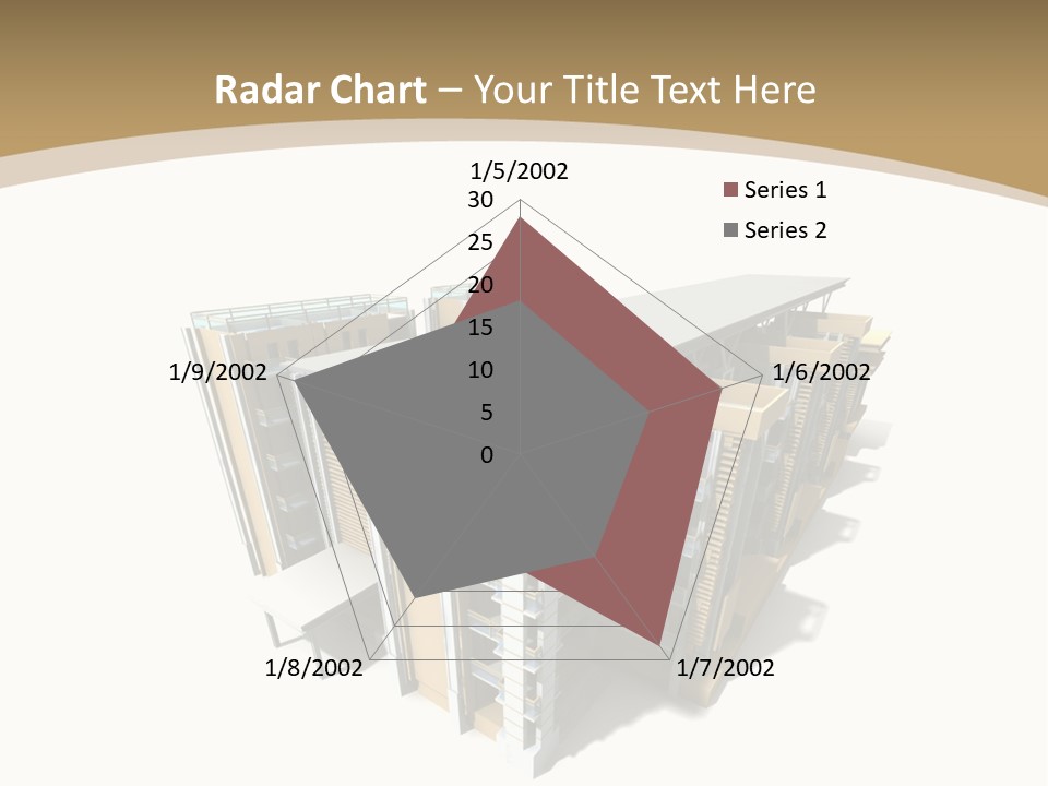 Work Perspective Silhouette PowerPoint Template