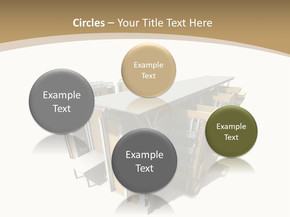 Work Perspective Silhouette PowerPoint Template