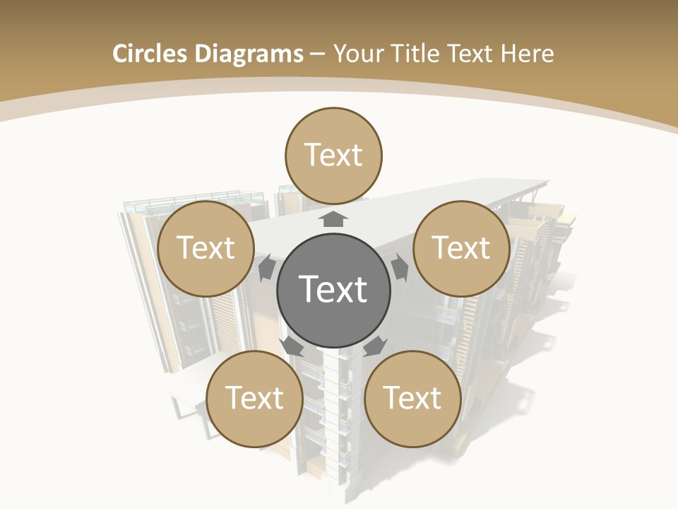 Work Perspective Silhouette PowerPoint Template