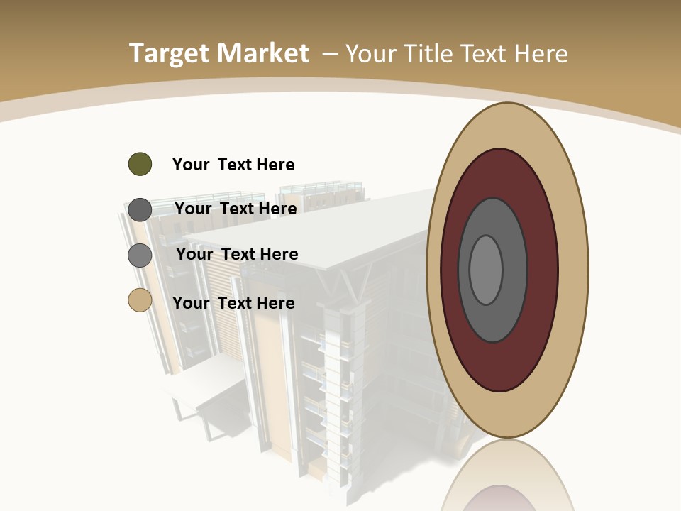 Work Perspective Silhouette PowerPoint Template