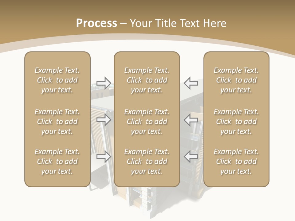 Work Perspective Silhouette PowerPoint Template