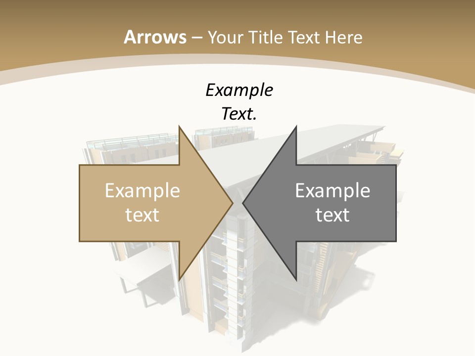 Work Perspective Silhouette PowerPoint Template
