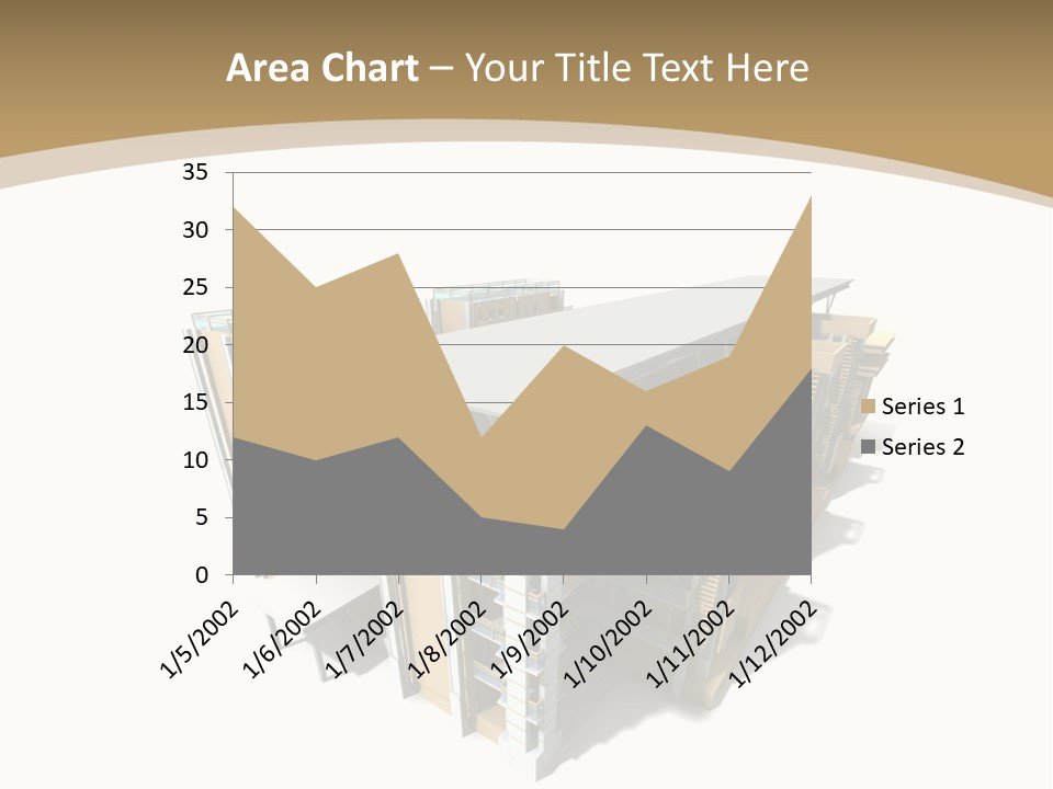 Work Perspective Silhouette PowerPoint Template