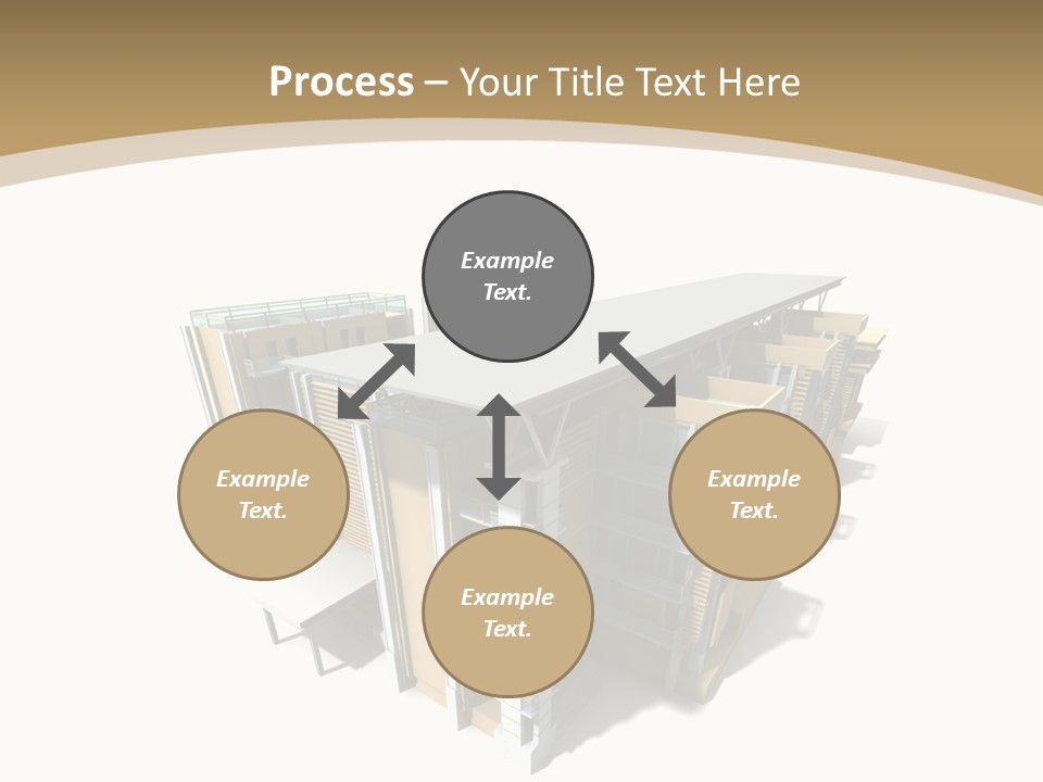Work Perspective Silhouette PowerPoint Template