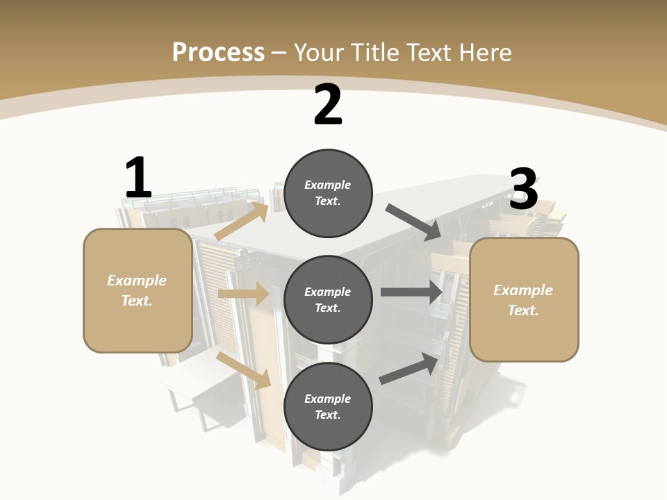 Work Perspective Silhouette PowerPoint Template