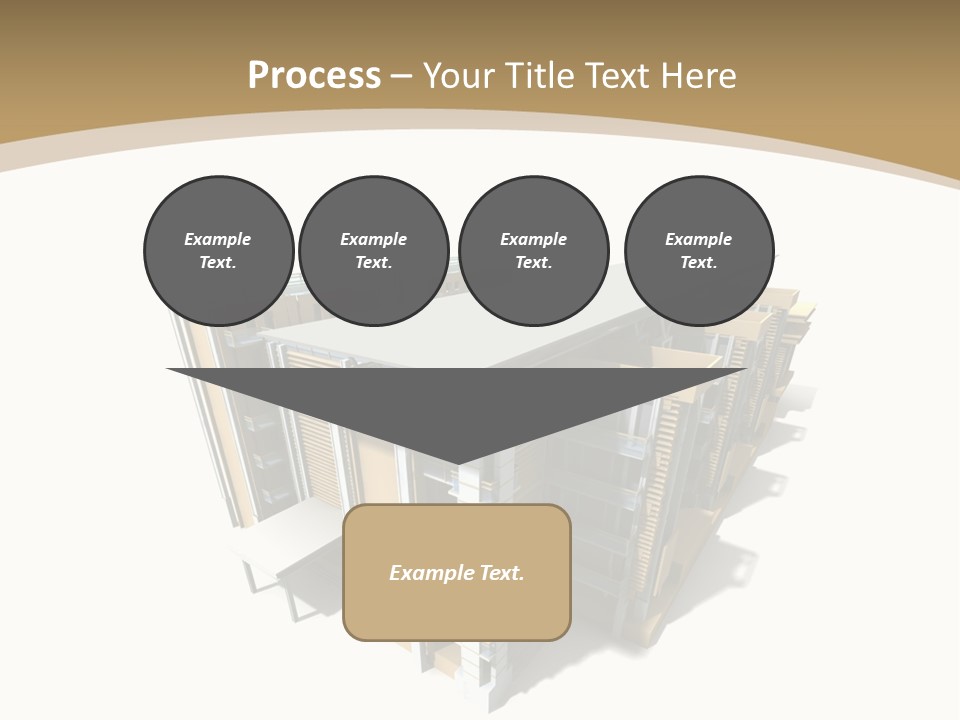 Work Perspective Silhouette PowerPoint Template