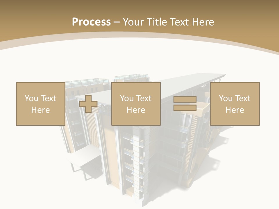 Work Perspective Silhouette PowerPoint Template