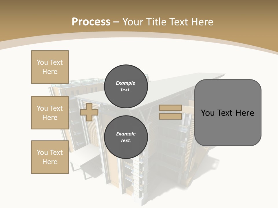 Work Perspective Silhouette PowerPoint Template