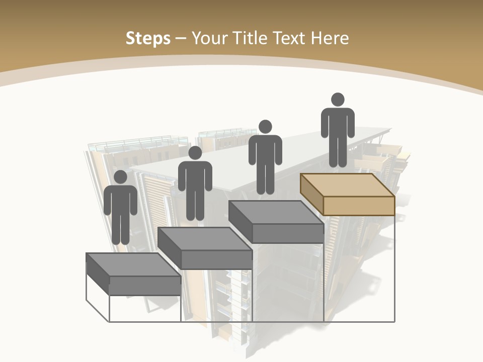 Work Perspective Silhouette PowerPoint Template