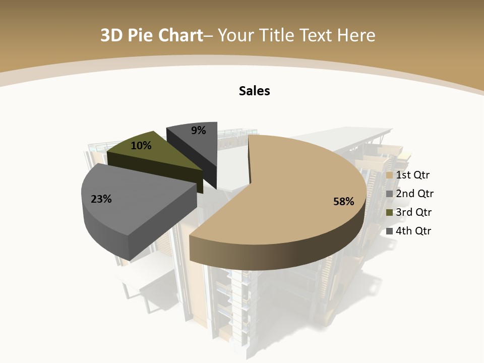 Work Perspective Silhouette PowerPoint Template