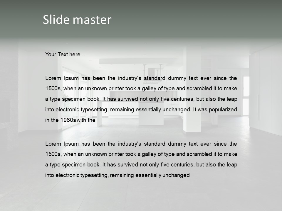 House Open Home PowerPoint Template