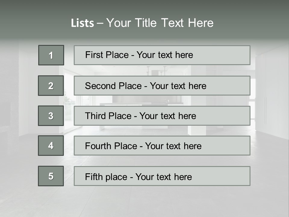 House Open Home PowerPoint Template