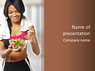 Ingredient Fitness Life PowerPoint Template