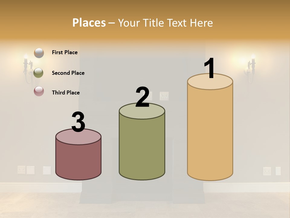 Empty Living Modern PowerPoint Template