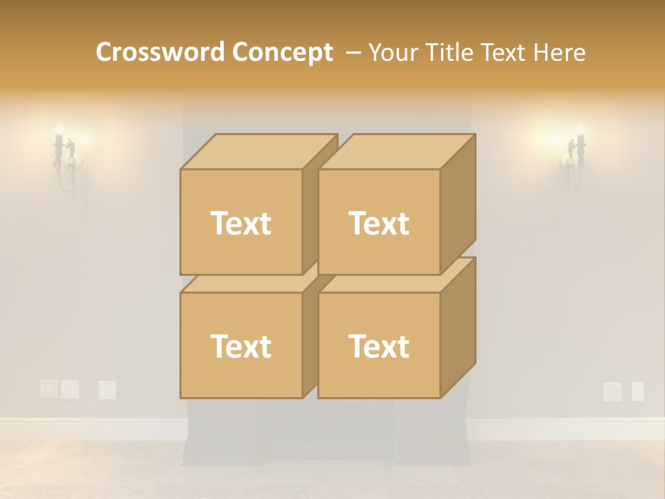 Empty Living Modern PowerPoint Template